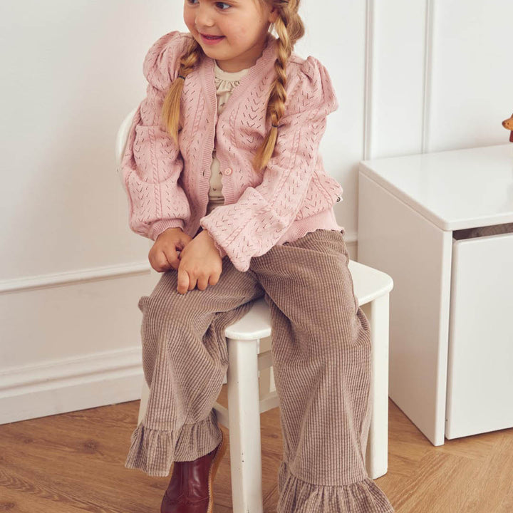 müsli Knit Pointelle Cardigan L_S Tee Blush 014150801
