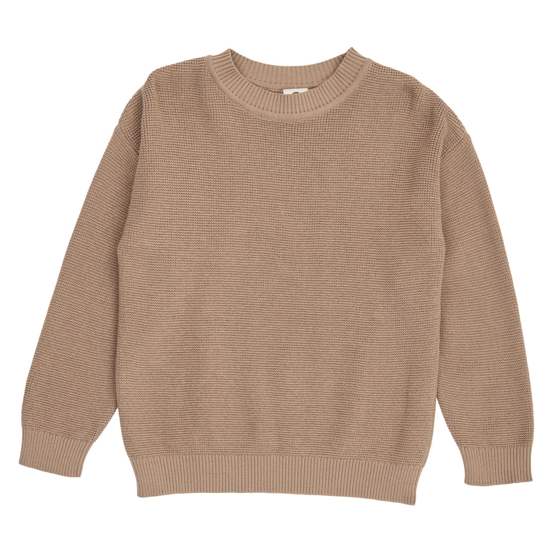 müsli Knit Sweater L_S Tee Walnut 017080802