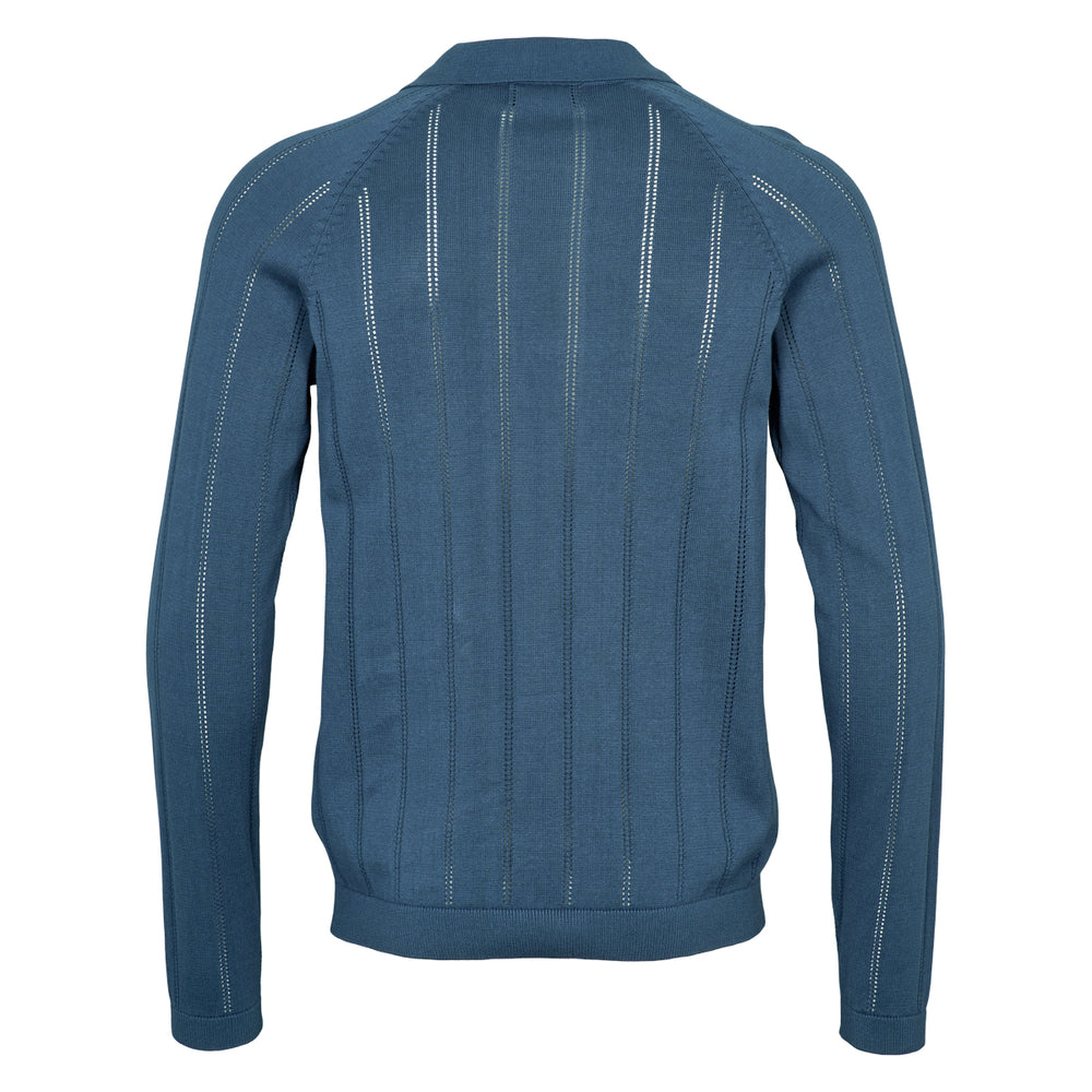 Conservandum Knitted polo shirt Sweatshirt Navy 019403101
