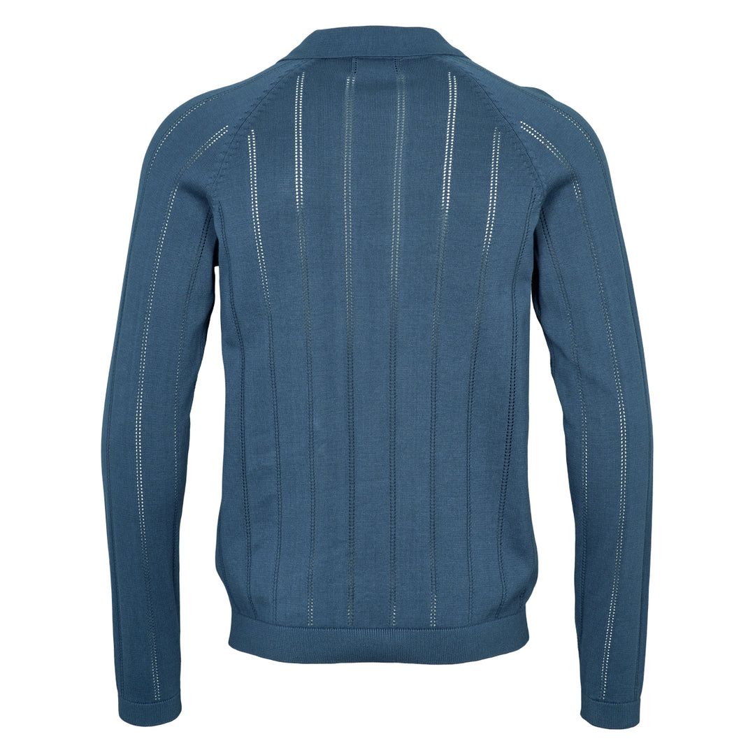 Conservandum Knitted polo shirt Sweatshirt Navy 019403101