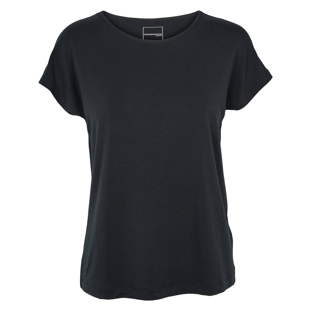 Conservandum Lounge set shortsleeve Underwear Black 019400706