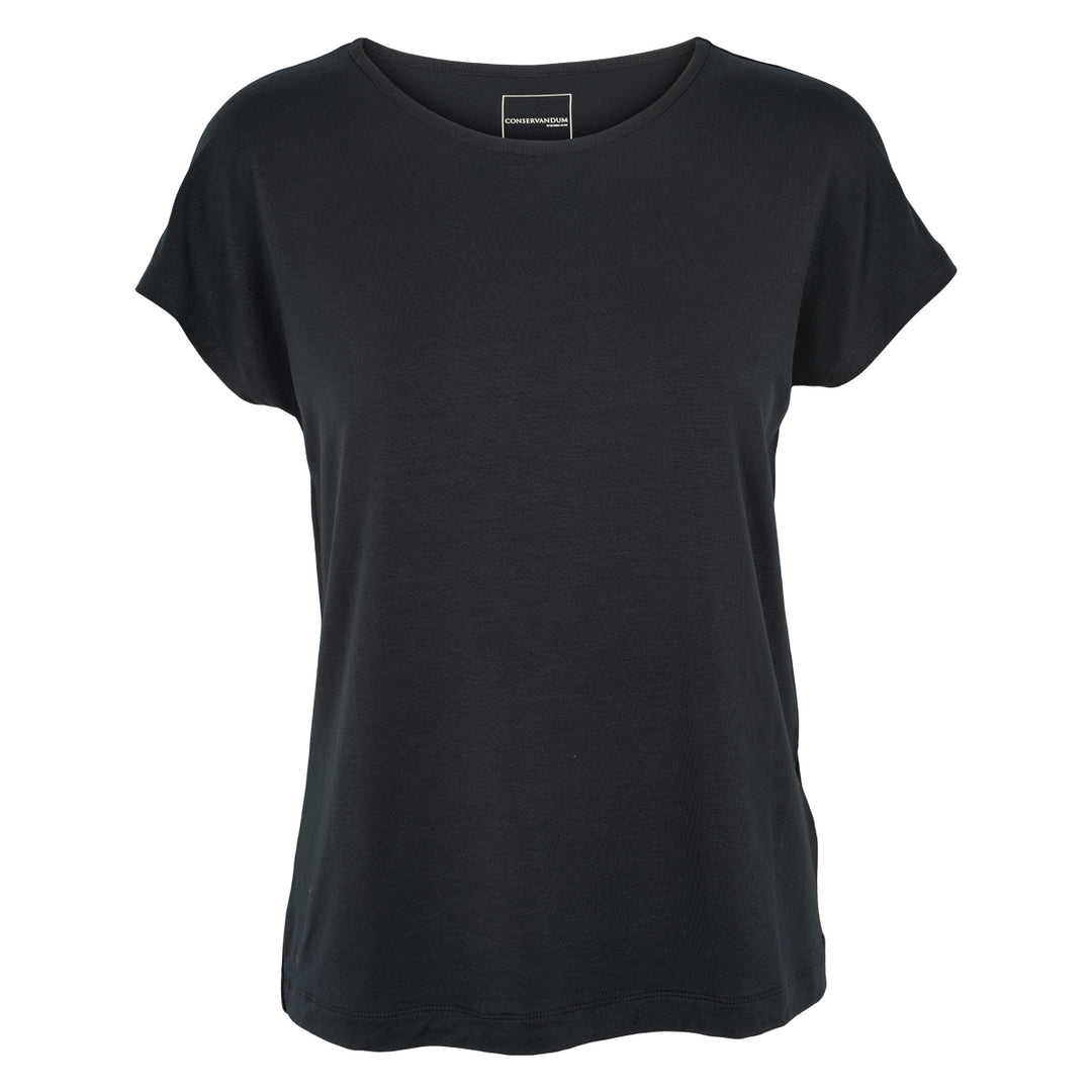 Conservandum Lounge set shortsleeve Underwear Black 019400706