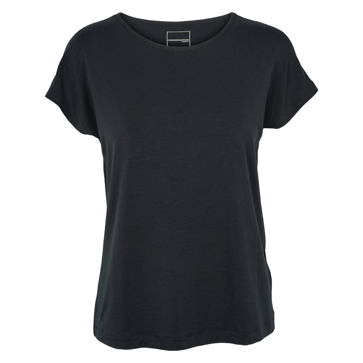 Conservandum Lounge set shortsleeve Underwear Black 019400706