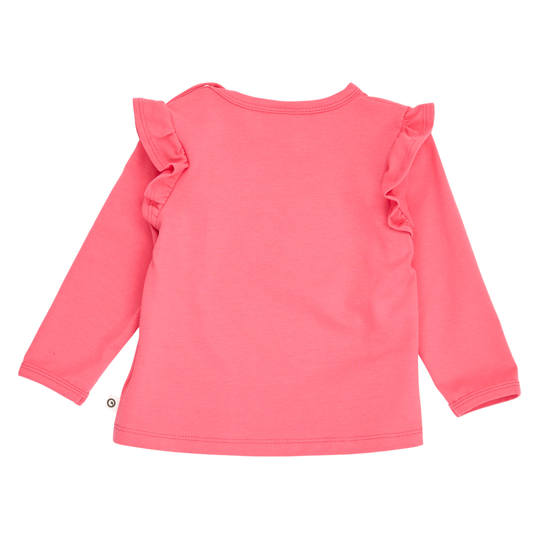 müsli Love Letter Frill L/S T Baby L_S Tee Rouge Red 018175500