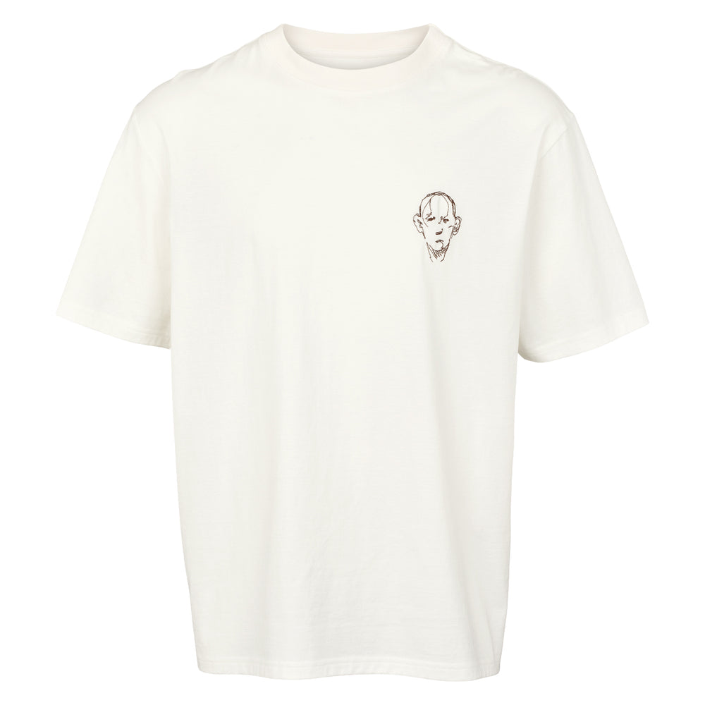 Conservandum MARIUS BOX fit T-shirt S_S Tee Bone white 011480101