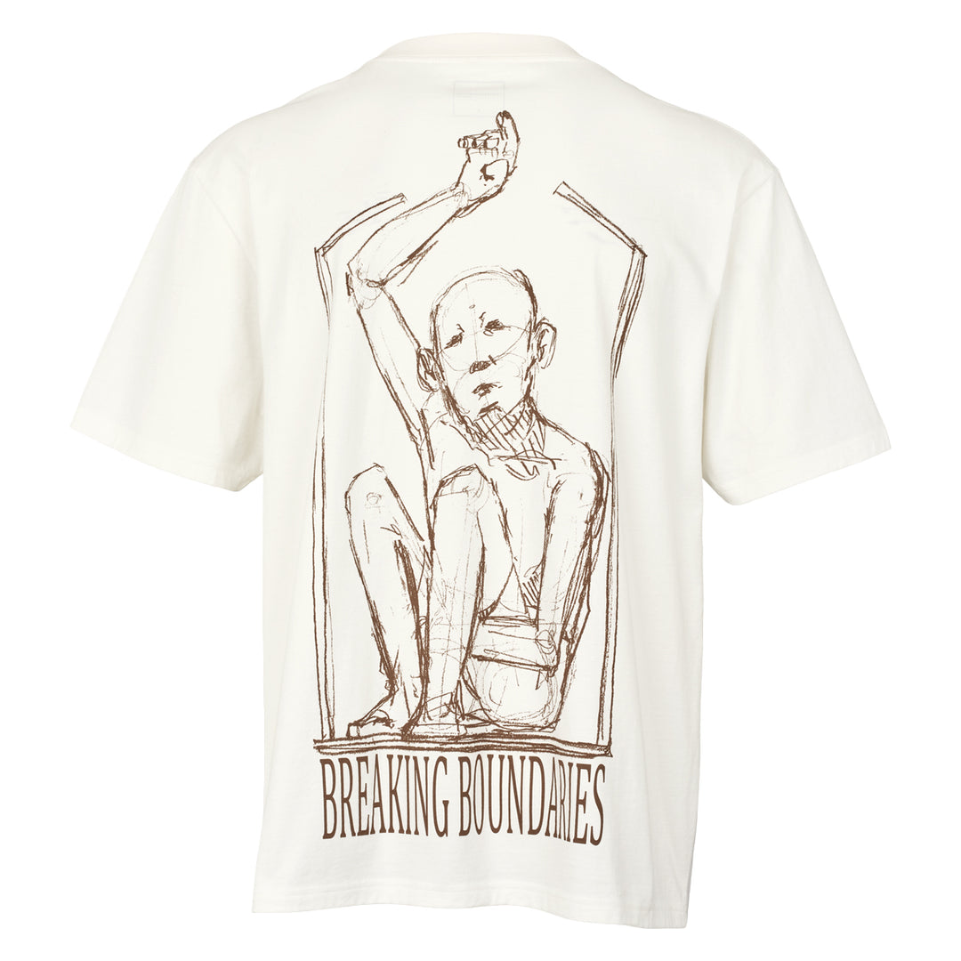Conservandum MARIUS BOX fit T-shirt S_S Tee Bone white 011480101