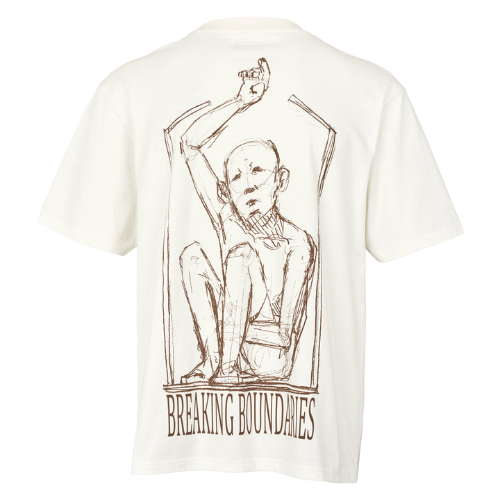 Conservandum MARIUS BOX fit T-shirt S_S Tee Bone white 011480101