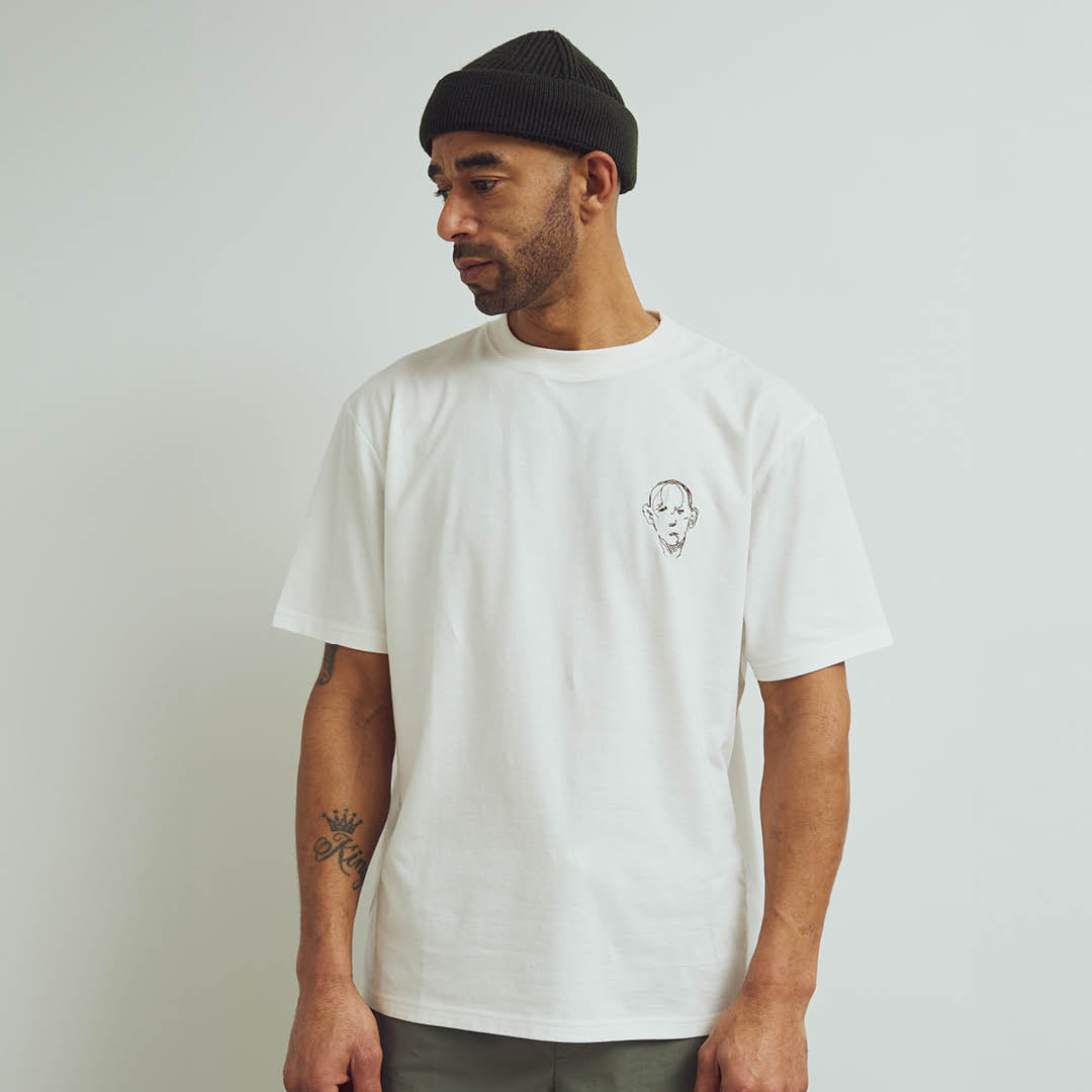 Conservandum MARIUS BOX fit T-shirt S_S Tee Bone white 011480101