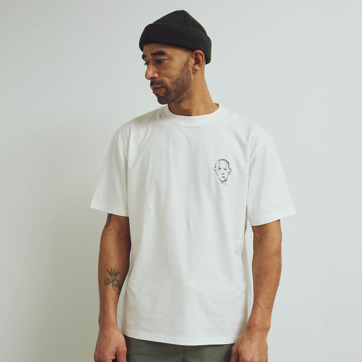 Conservandum MARIUS BOX fit T-shirt S_S Tee Bone white 011480101