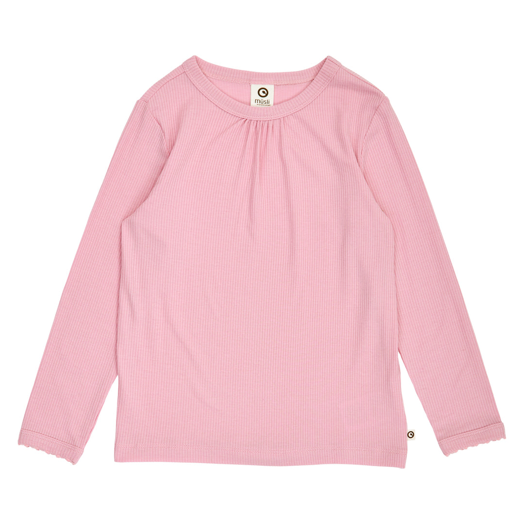 müsli MELLOW tencel picot top L_S Tee Nectar 014230502
