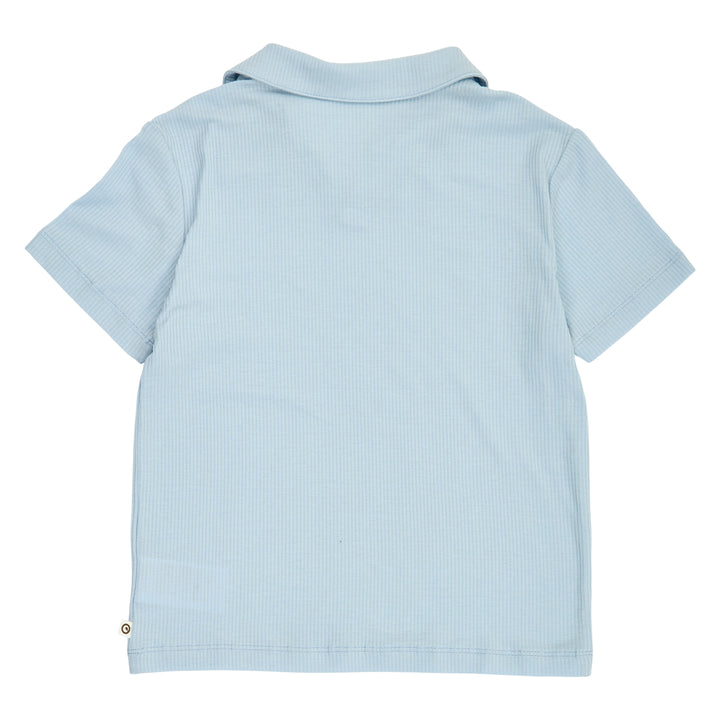müsli MELLOW tencel polo S_S Tee Ocean 014421102
