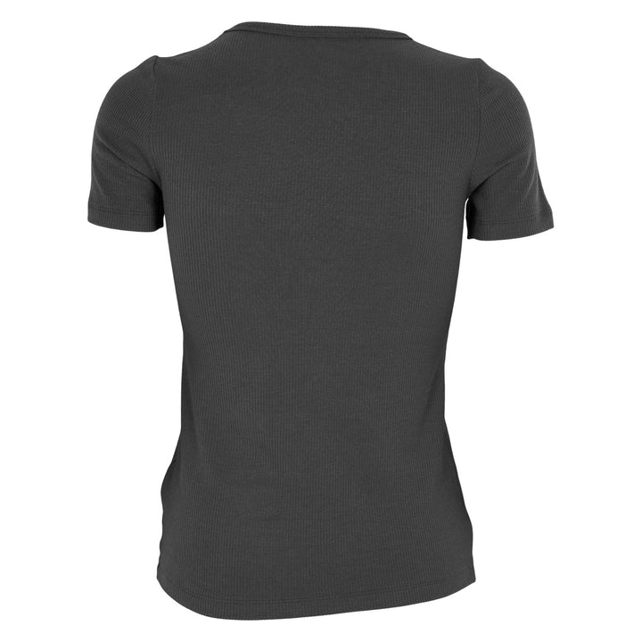 Conservandum MELLOW tencel rib T-shirt S_S Tee Black 019400706