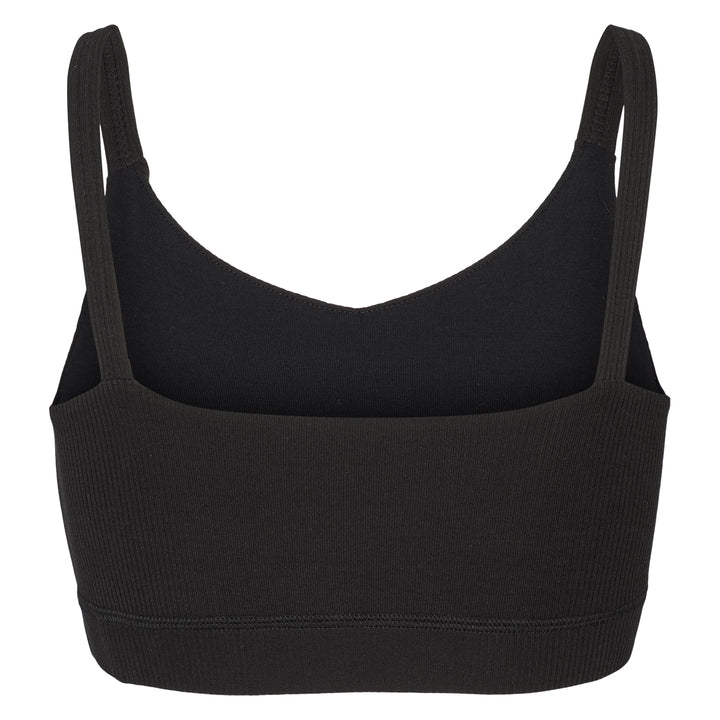Conservandum MELLOW tencel rib bra top S_S Tee Black 019400706