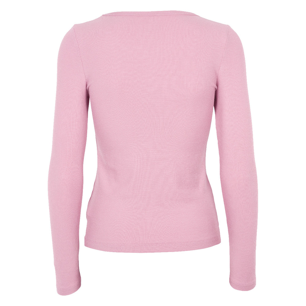 Conservandum MELLOW tencel rib longsleeve top S_S Tee Nectar 014230502