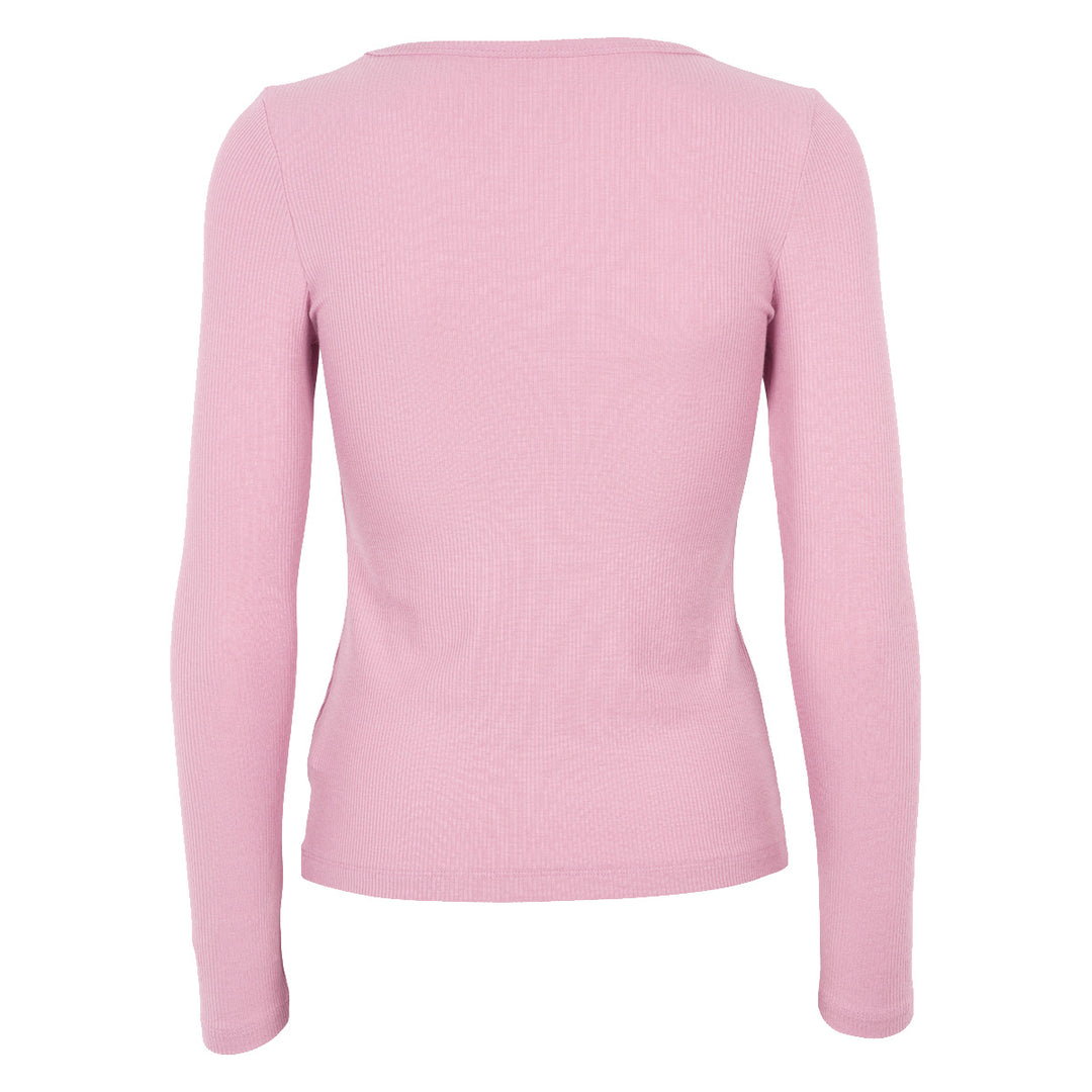 Conservandum MELLOW tencel rib longsleeve top S_S Tee Nectar 014230502