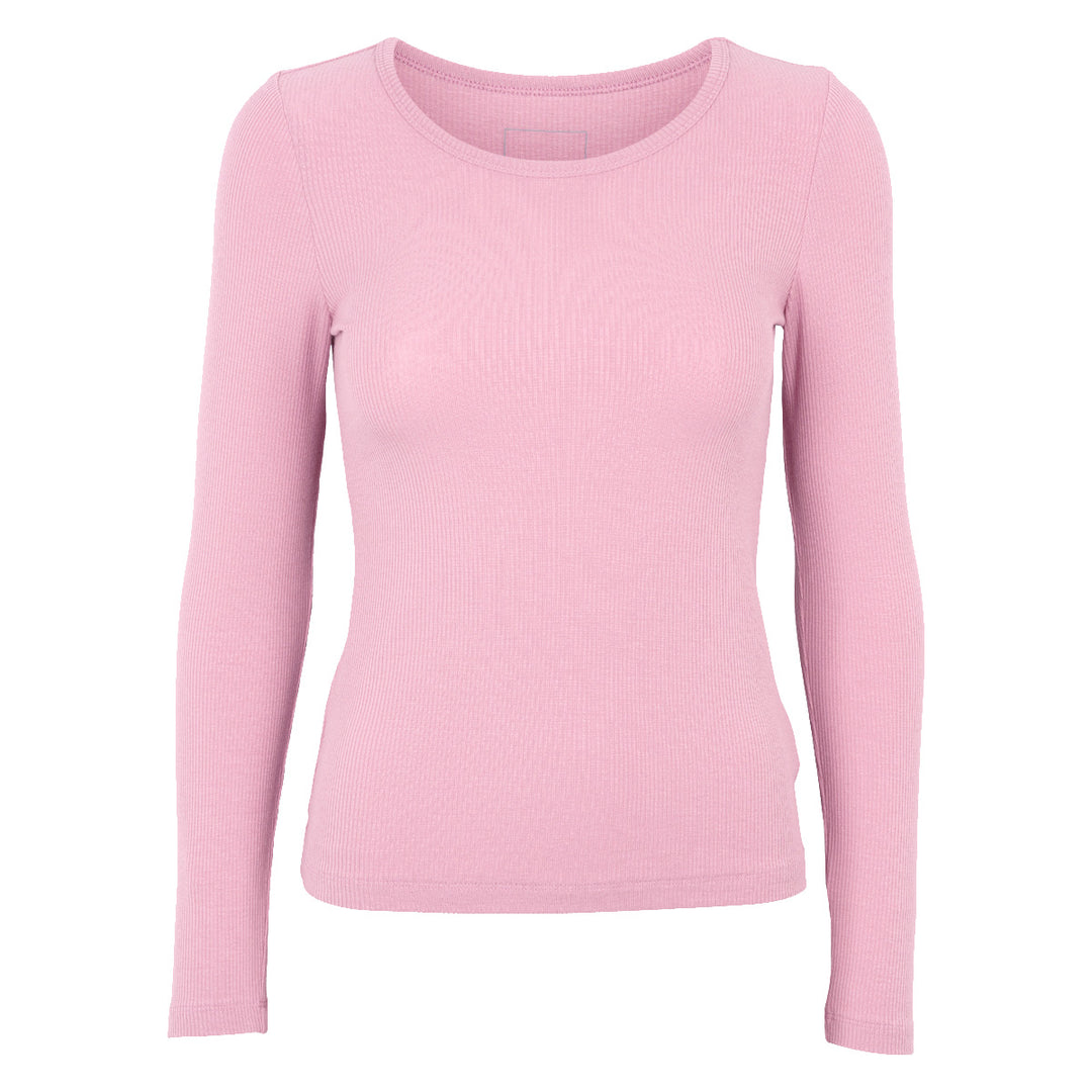 Conservandum MELLOW tencel rib longsleeve top S_S Tee Nectar 014230502