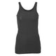 Conservandum MELLOW tencel rib sleeveless top S_S Tee Black 019400706