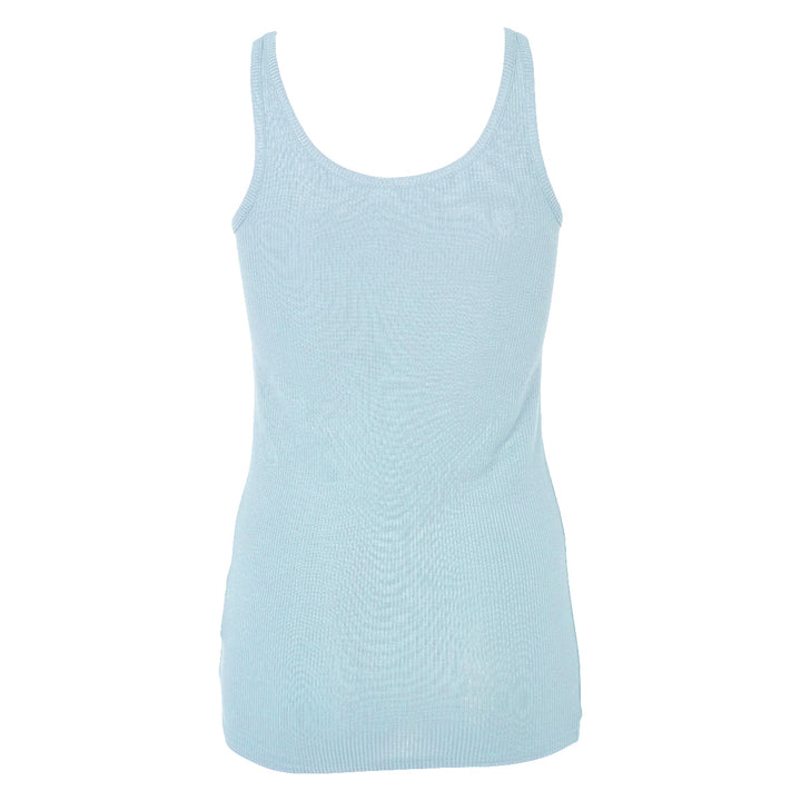 Conservandum MELLOW tencel rib sleeveless top S_S Tee Ocean 014421102