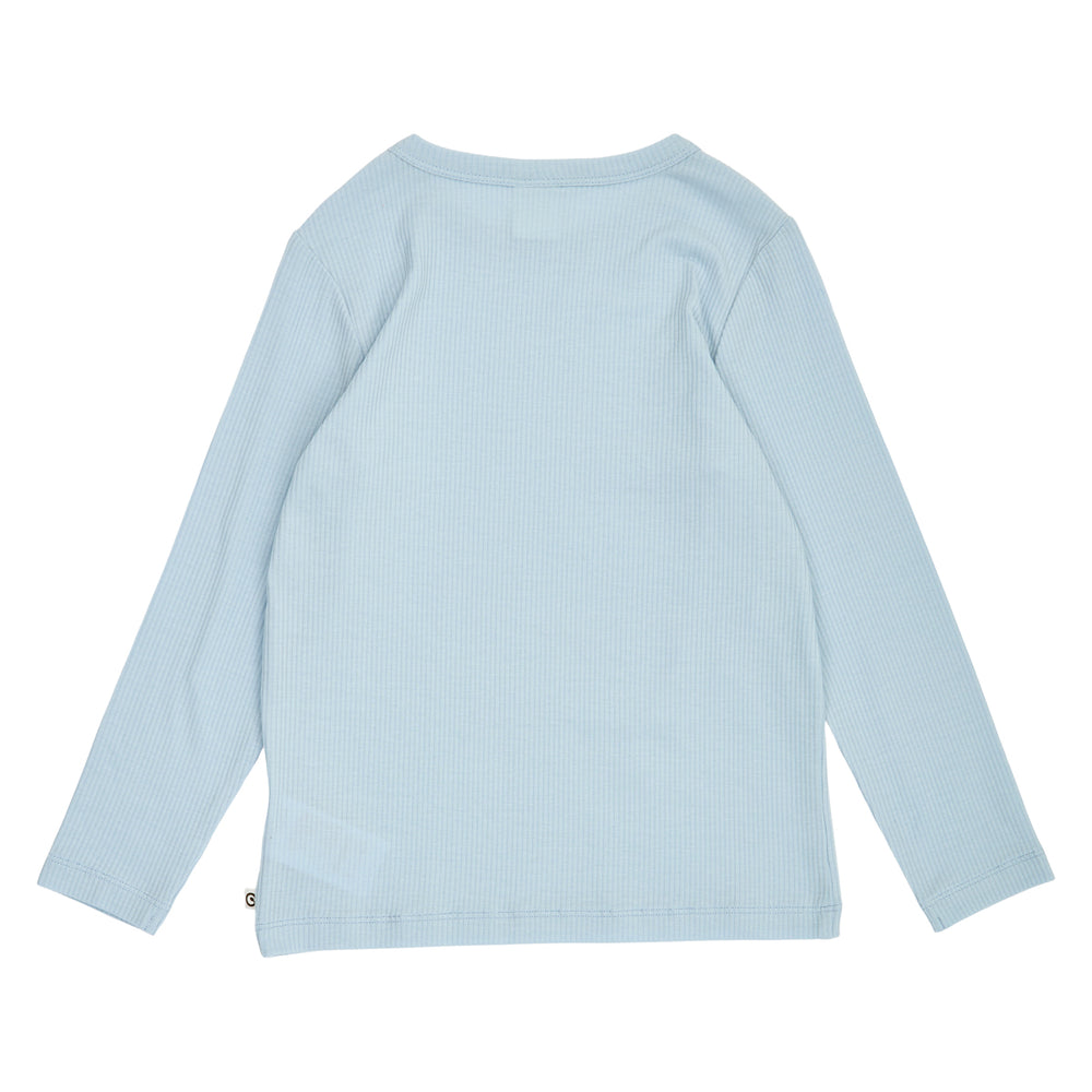 müsli MELLOW tencel top L_S Tee Ocean 014421102