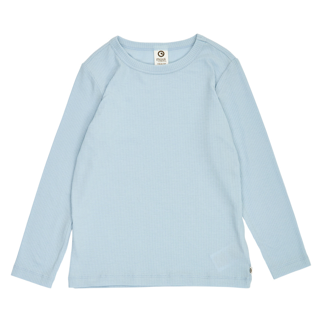 müsli MELLOW tencel top L_S Tee Ocean 014421102
