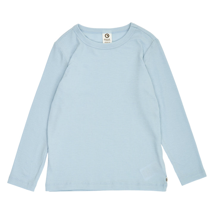 müsli MELLOW tencel top L_S Tee Ocean 014421102