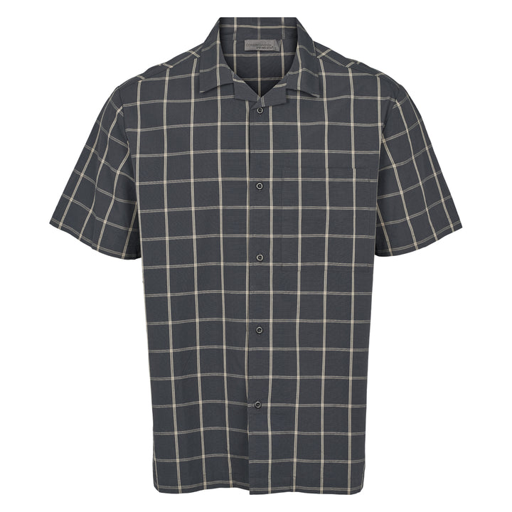 Conservandum MEN'S CHECK shirt S_S Tee Night blue/ Cashmere 690000208