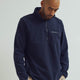 Conservandum MEN'S POLAR FLEECE zipper pullover Sweatshirt Mystery blue 019410401