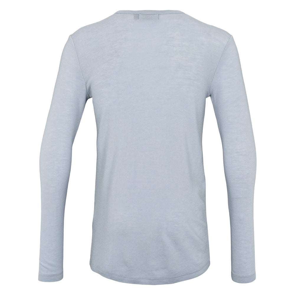 Conservandum MEN'S WOOL T-shirt L_S Tee Jasmin blue 015430501