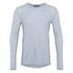 Conservandum MEN'S WOOL T-shirt L_S Tee Jasmin blue 015430501