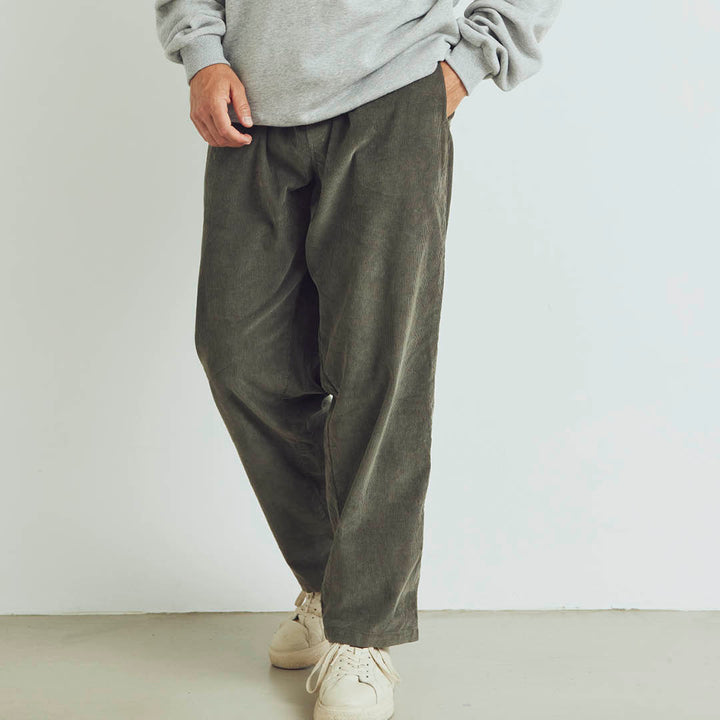 Conservandum MEN'S corduroy pants Pants Deep green 019040401