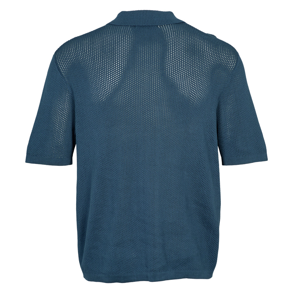Conservandum MEN'S knit club polo Sweatshirt Navy 019403101