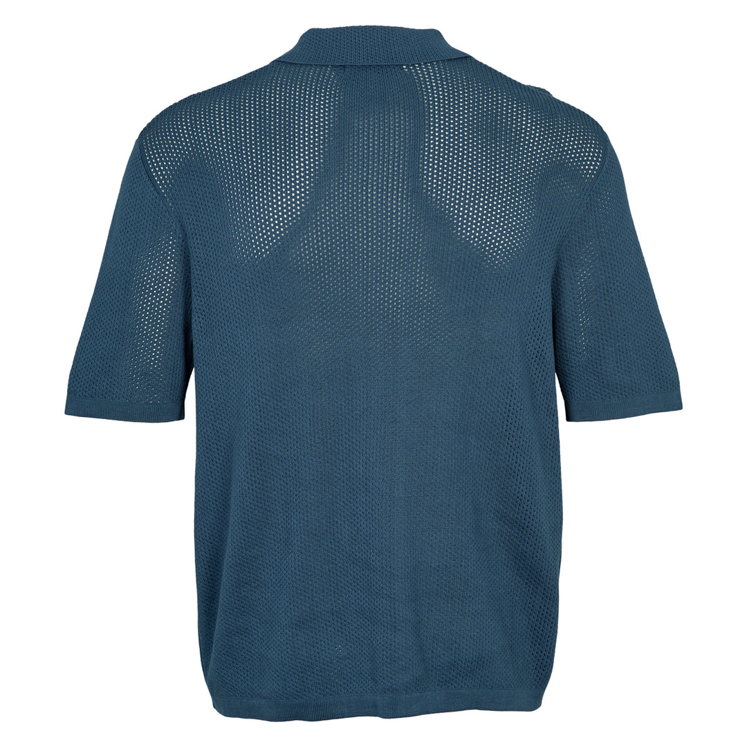 Conservandum MEN'S knit club polo Sweatshirt Navy 019403101