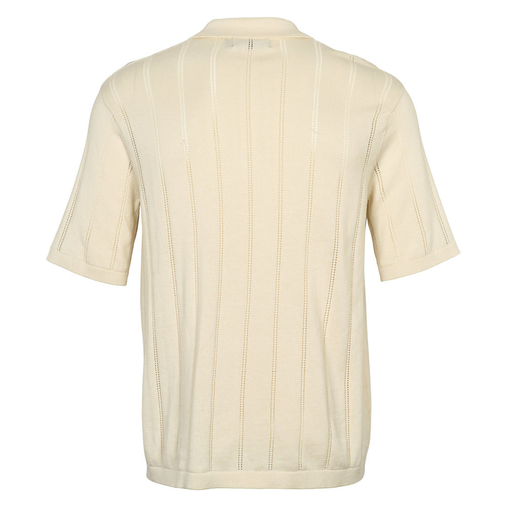 Conservandum MEN'S knit polo Sweatshirt Birch 013090500