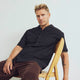 Conservandum MEN'S poplin shirt S_S Tee Black 019400706