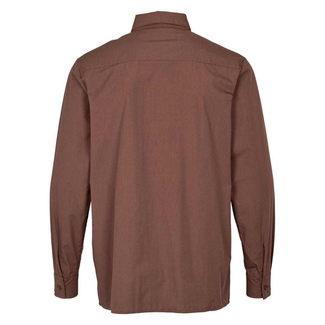 Conservandum MEN'S poplin shirt S_S Tee French Roast 019101200