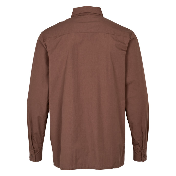 Conservandum MEN'S poplin shirt S_S Tee French Roast 019101200