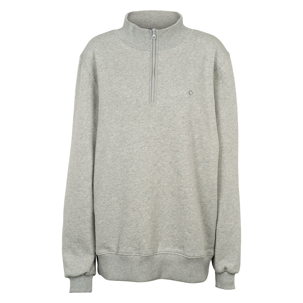Conservandum MEN'S sweat half zip hoodie Sweatshirt Pale greymarl 207670000
