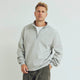 Conservandum MEN'S sweat half zip hoodie Sweatshirt Pale greymarl 207670000