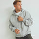 Conservandum MEN'S sweat zip hoodie Sweatshirt Pale greymarl 207670000