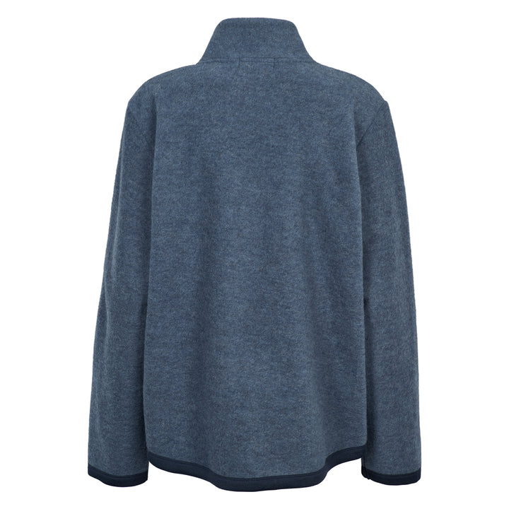Conservandum MEN'S wool fleece pullover Sweatshirt Navy melange 763006900