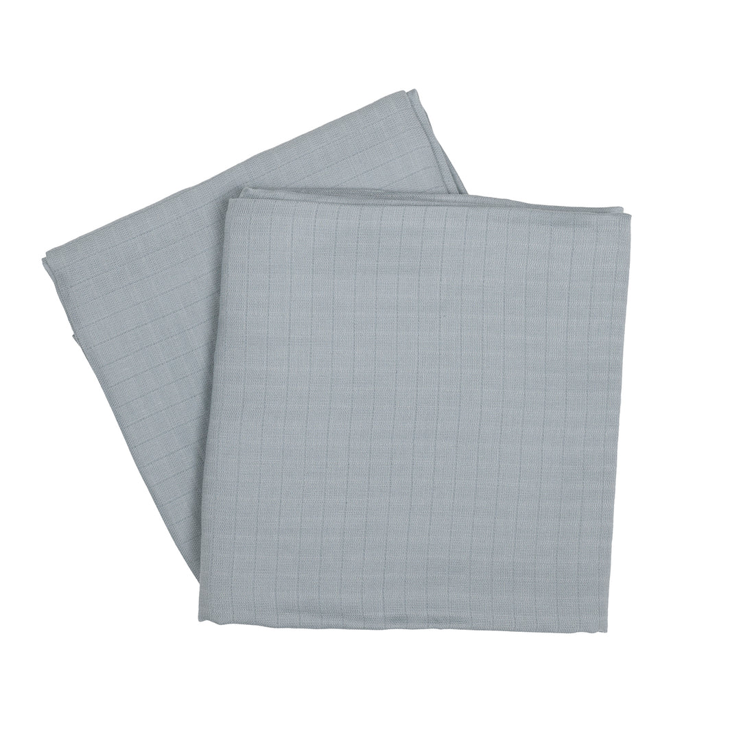 müsli MUSLIN babywrap 2-pack Nursery Jasmin blue 015430501