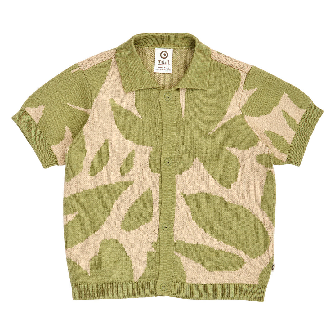 müsli NATURES IMPRINT knit shirt S_S Tee Spring 017052501