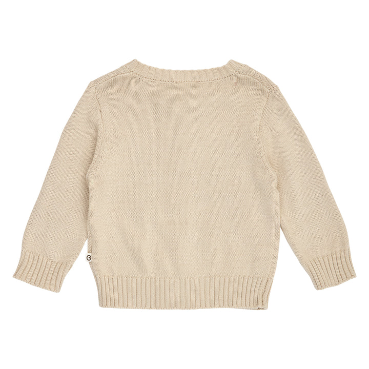 müsli Old English Knit Cardigan Baby L_S Tee Oak 013040001