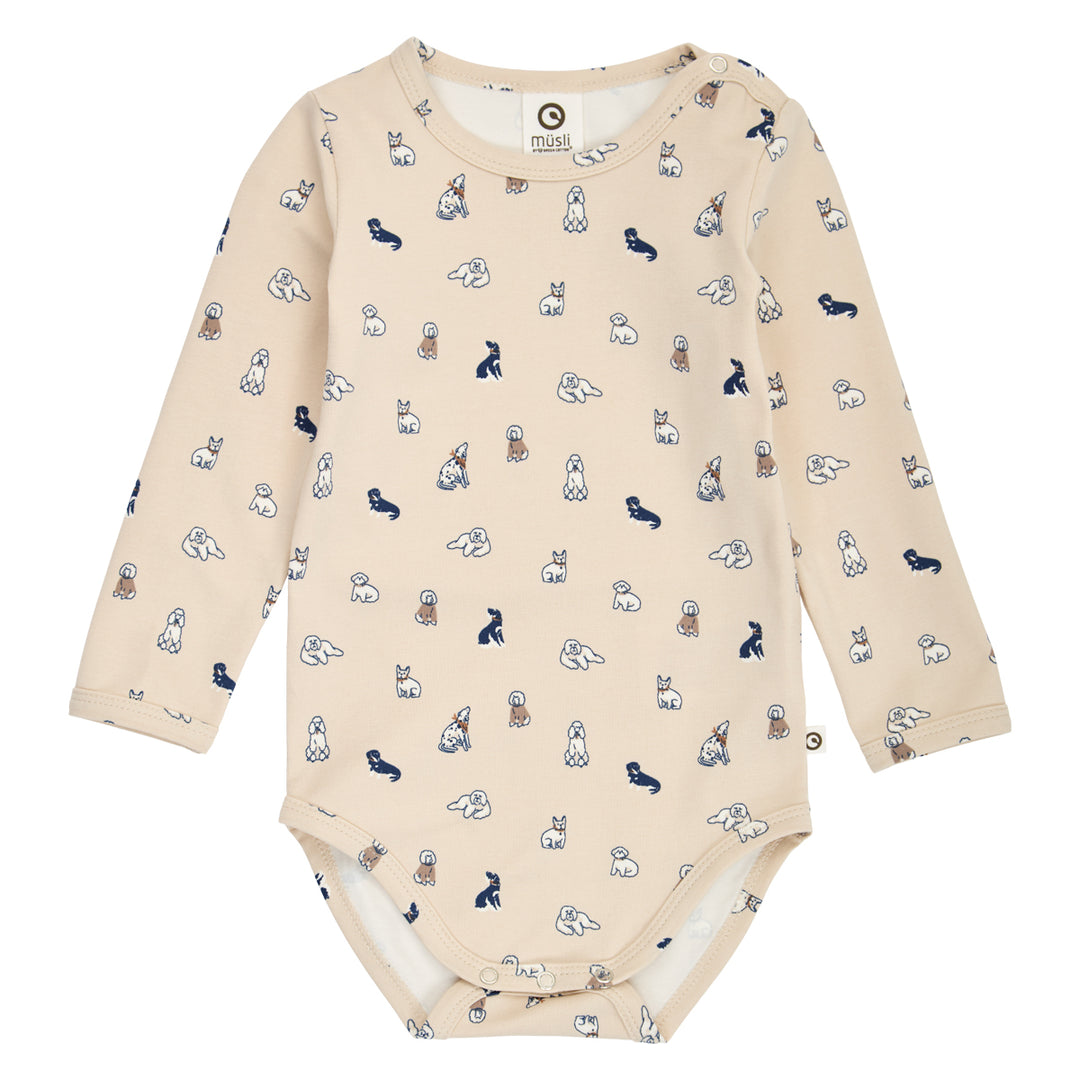 müsli Old English L/S Body Bodystockings Oak/ Walnut/ Navy 690000337