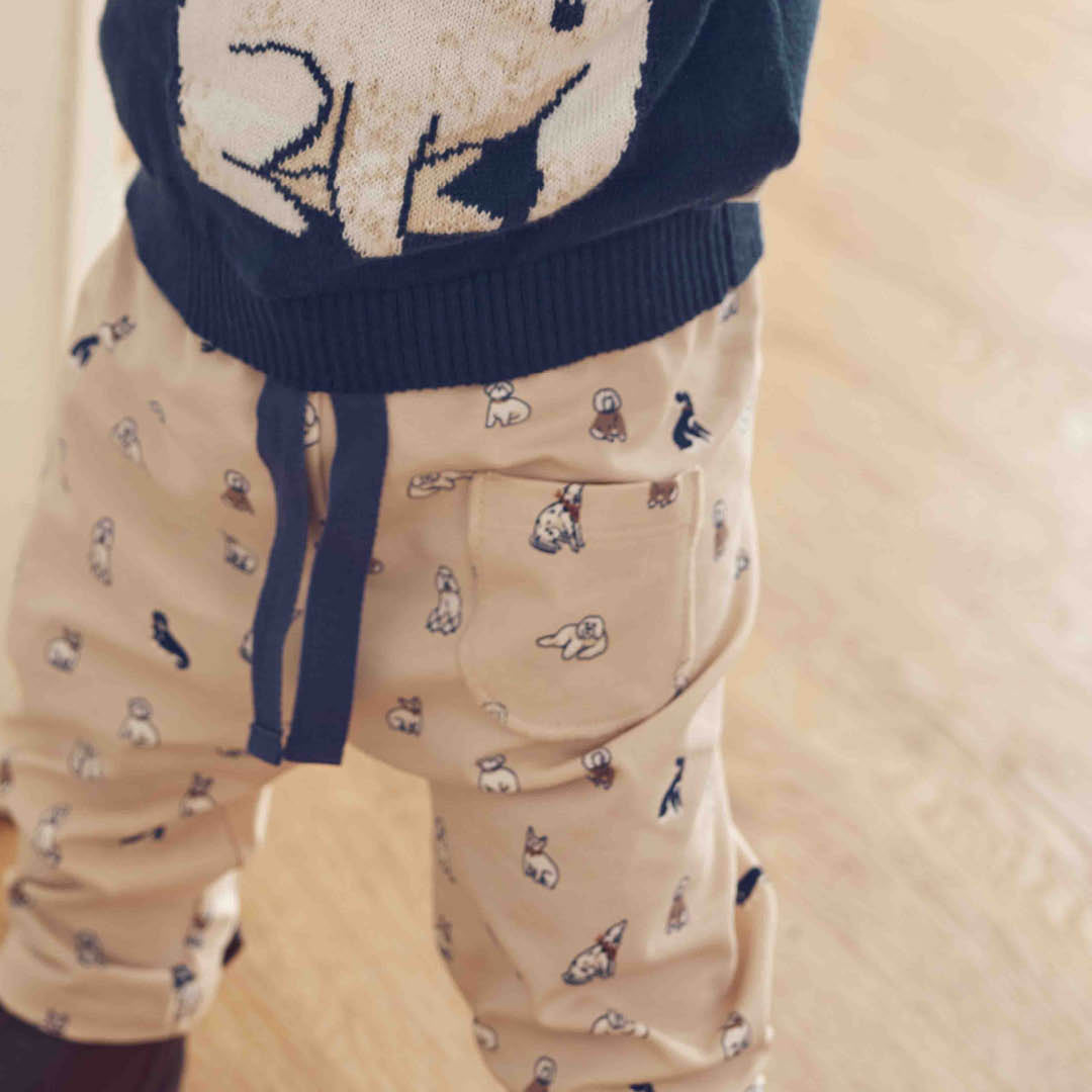 müsli Old English Pants Baby Pants Oak/ Walnut/ Navy 690000337