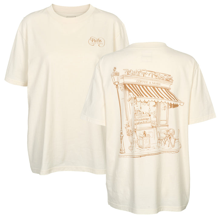 Conservandum PARIS printed T-shirt S_S Tee Tofu 011480102