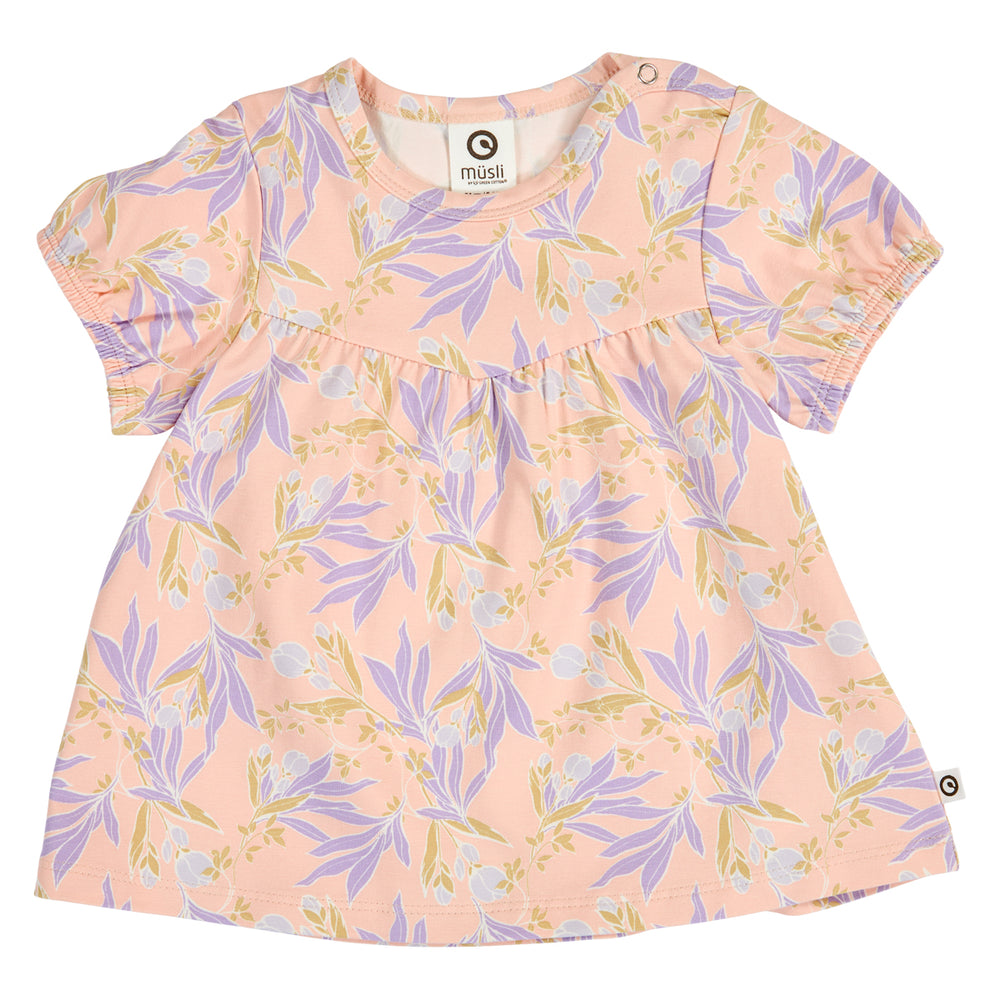 müsli PEONY floral printed puff sleeve top S_S Tee Peach/ Bloom/ Dream 690000314