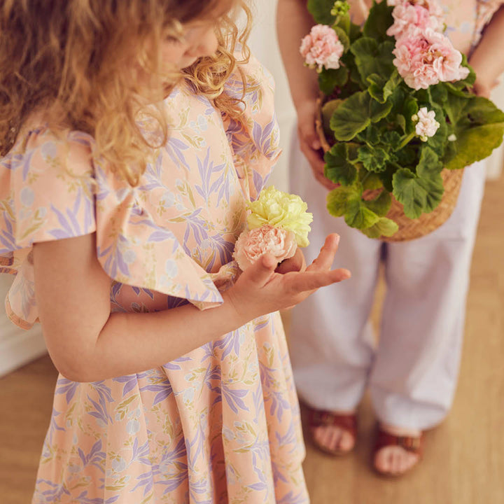 müsli PEONY floral printed swing dress Dress Peach/ Bloom/ Dream 690000314
