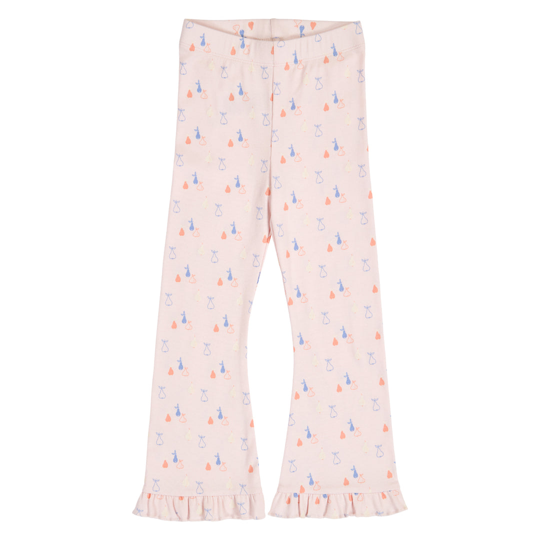 müsli PICNIC RIB flared fill pants Pants Primrose/ Shell blue/ Tofu 690000304