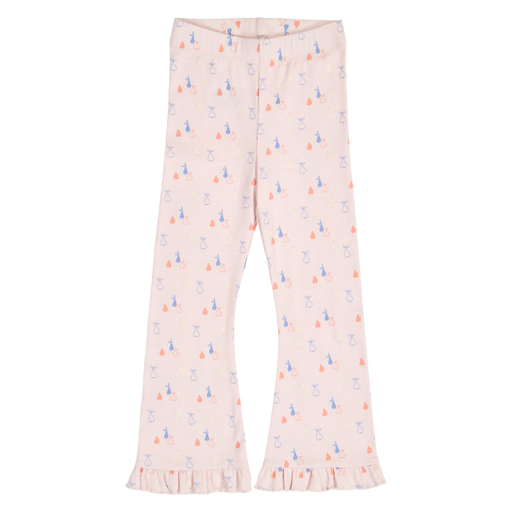 müsli PICNIC RIB flared fill pants Pants Primrose/ Shell blue/ Tofu 690000304